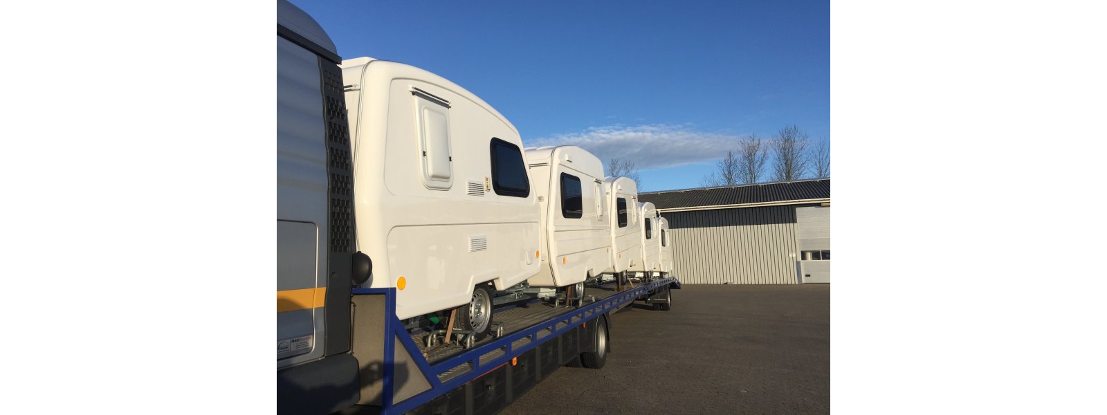 OPUS Campingvogne p� vej ud til forhandlerne
