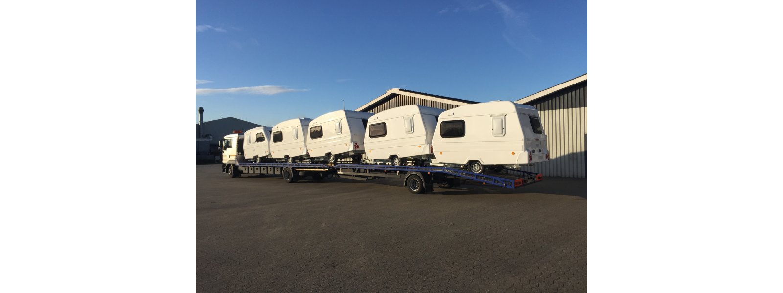 OPUS Campingvogne p� vej ud til forhandlerne