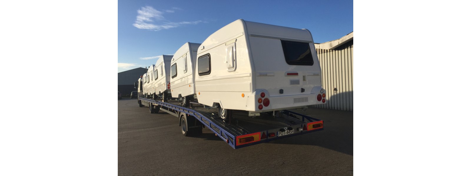 OPUS Campingvogne p� vej ud til forhandlerne