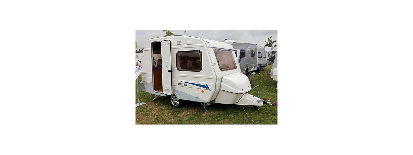 Danmarks billigste campingvogn er med p� sommerkaravanen